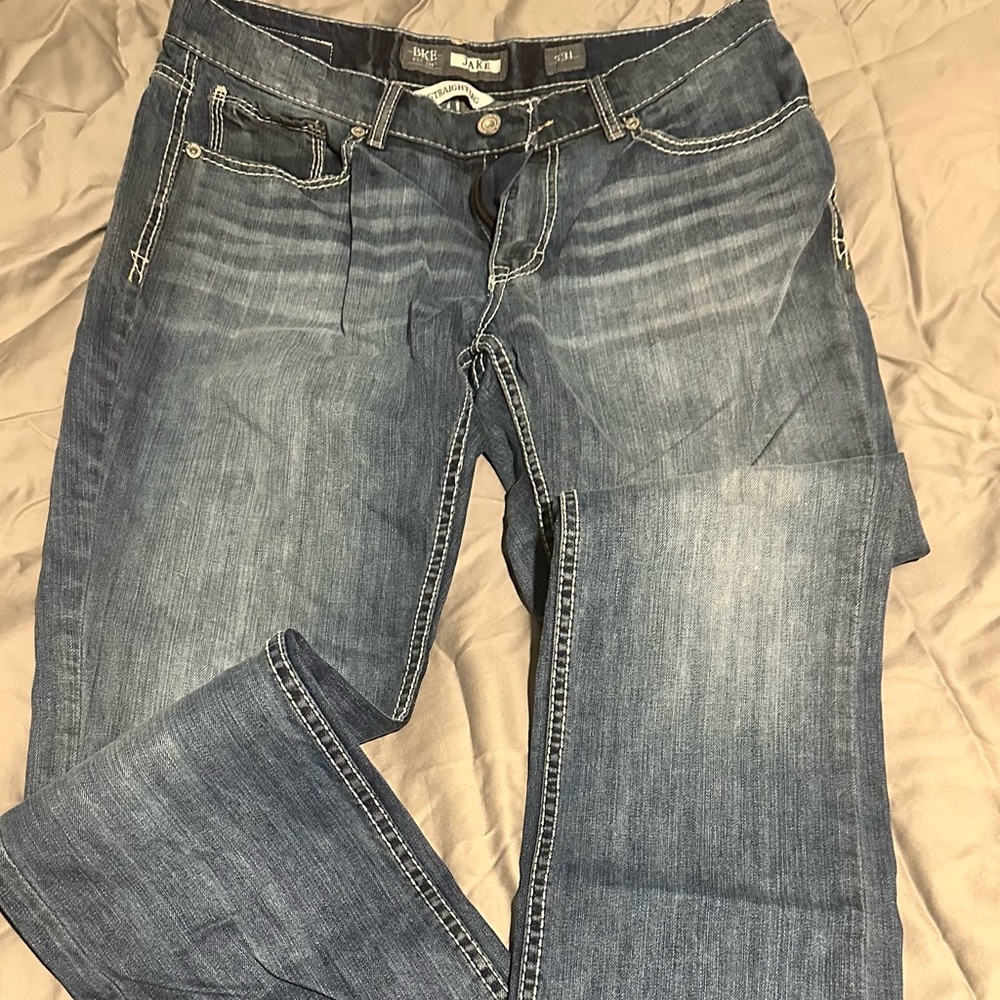 Men’s BKE jeans Jake straight leg 33L